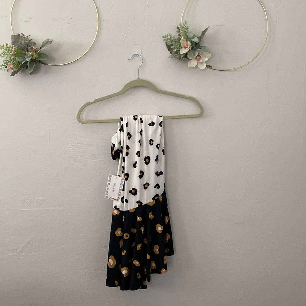 Lularoe leopard print Bella skirt xs